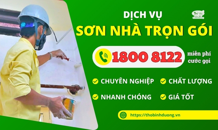 Báo giá dịch vụ sơn nhà Bình Dương trọn gói mới nhất
