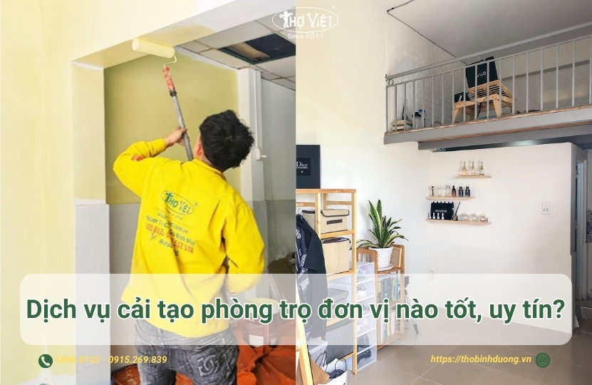 Báo giá dịch vụ cải tạo phòng trọ tại Bình Dương