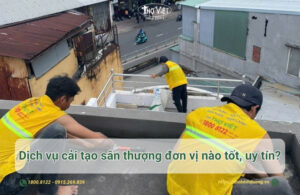 Báo giá dịch vụ cải tạo sân thượng Bình Dương mới nhất