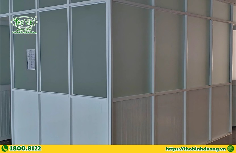 Thợ Bình Dương cam kết báo giá chi tiết và minh bạch cho dịch vụ nhôm kính