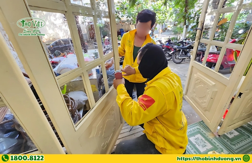 Hạng mục dịch vụ cơ khí nhôm kính tại Tân Uyên