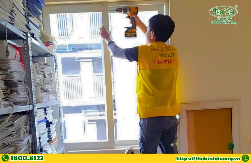 Quy trính thi công lắp đặt nhôm kính Tân Uyên