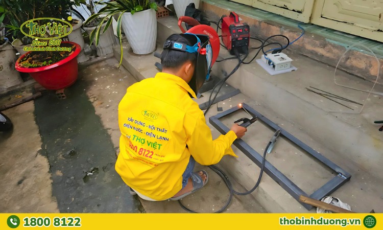 Hạng mục cơ khí nhôm kính Thợ Bình Dương