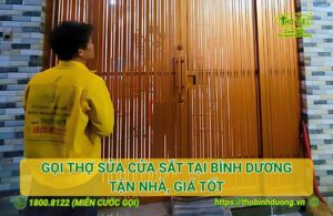 Báo giá dịch vụ sửa cửa sắt tại Bình Dương