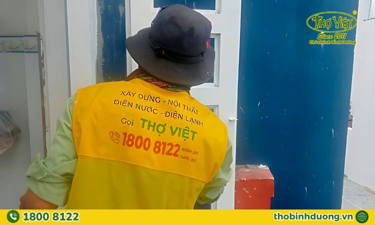 Dịch vụ sửa cửa sắt Thợ Bình Dương