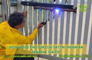 Báo giá dịch vụ sửa cửa sắt tại Thuận An