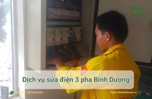Báo giá dịch vụ sửa điện 3 pha Bình Dương mới nhất