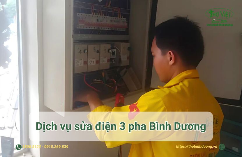 Báo giá dịch vụ sửa điện 3 pha Bình Dương mới nhất