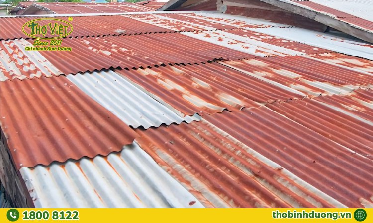 Các dấu hiệu mái tôn cần được thay thế ngay