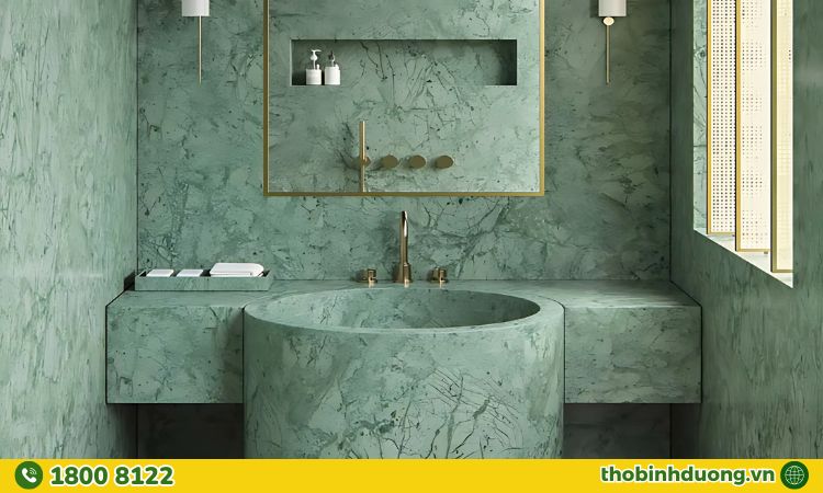 Dịch vụ sơn giả đá cho các chi tiết tại Bình Dương