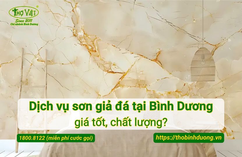 Báo giá dịch vụ sơn giả đá Bình Dương mới nhất