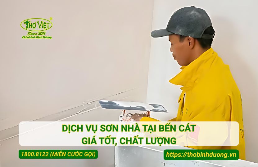Báo giá dịch vụ sơn nhà tại Bến Cát trọn gói