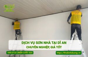 Báo giá dịch vụ sơn nhà tại Dĩ An mới nhất