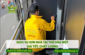 Báo giá dịch vụ sơn nhà tại Thủ Dầu Một mới nhất