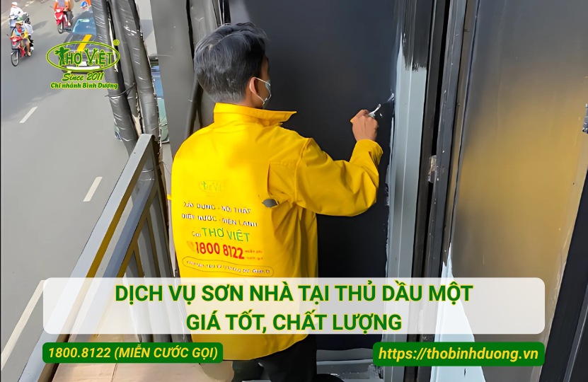 Báo giá dịch vụ sơn nhà tại Thủ Dầu Một mới nhất