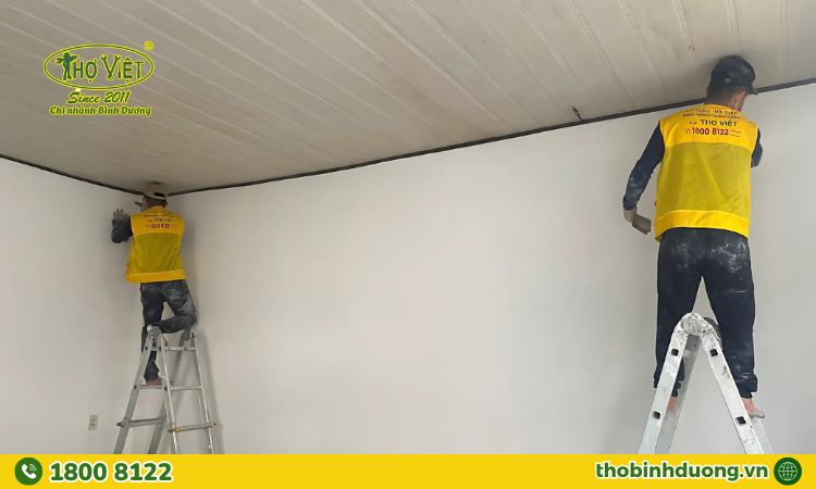 Lời cam kết dịch vụ sơn nhà tại Thuận An