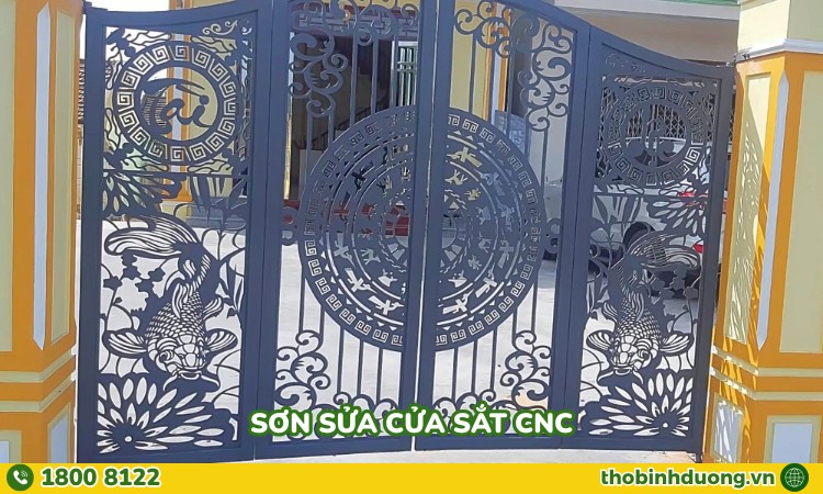 Dịch vụ sửa cửa sắt CNC Bình Dương