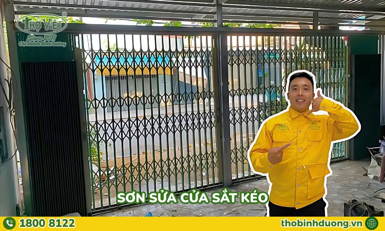Dịch vụ sửa cửa sắt kéo Bình Dương