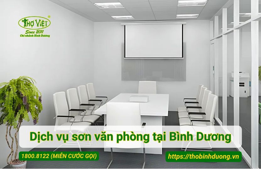 Báo giá dịch vụ sơn văn phòng tại Bình Dương chuyên nghiệp