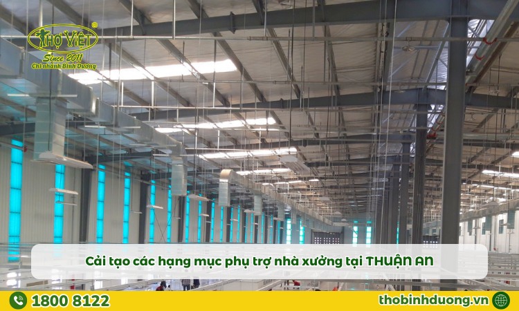 Cải tạo hạng mục phụ trợ nhà xưởng Thuận An