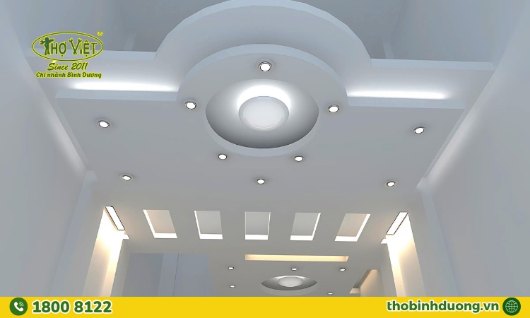 Thợ Bình Dương cam kết báo giá thi công thạch cao minh bạch và chi tiết