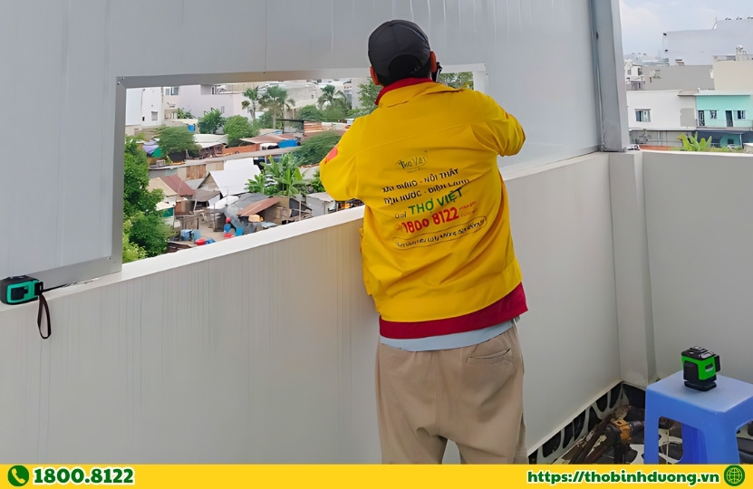Thợ Bình Dương cam kết báo giá minh bạch và công khai cho dịch vụ thi công vách Panel