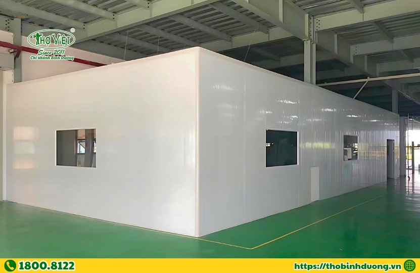 Thợ Bình Dương cam kết báo giá chi tiết và minh bạch cho dịch vụ thi công vách Panel