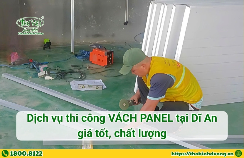 Báo giá thi công vách Panel tại Dĩ An