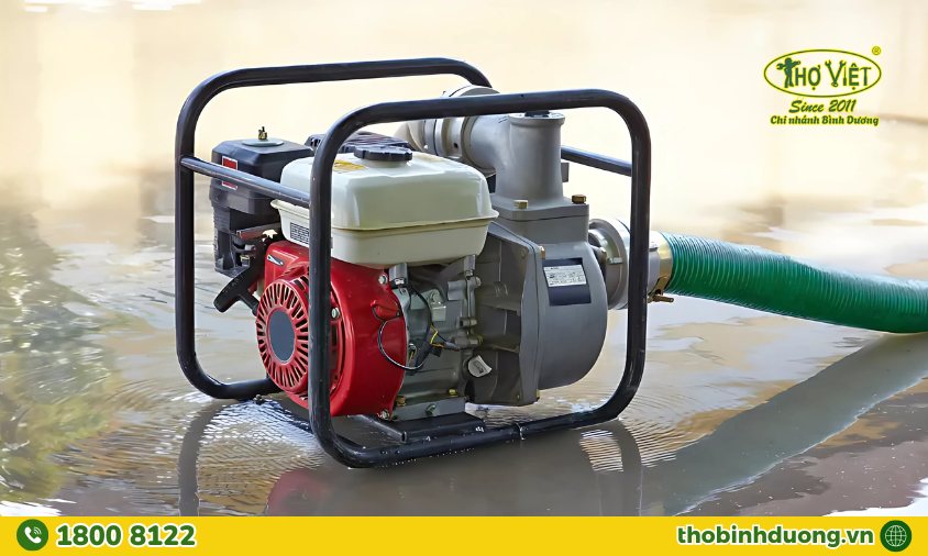 Dịch vụ cho thuê máy bơm nước Dĩ An Thợ Bình Dương