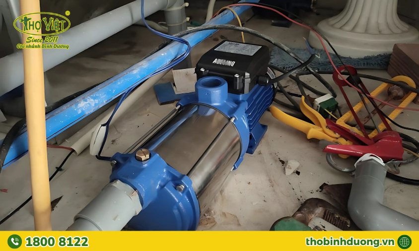 Dịch vụ cho thuê máy bơm rút nước ngập Dĩ An