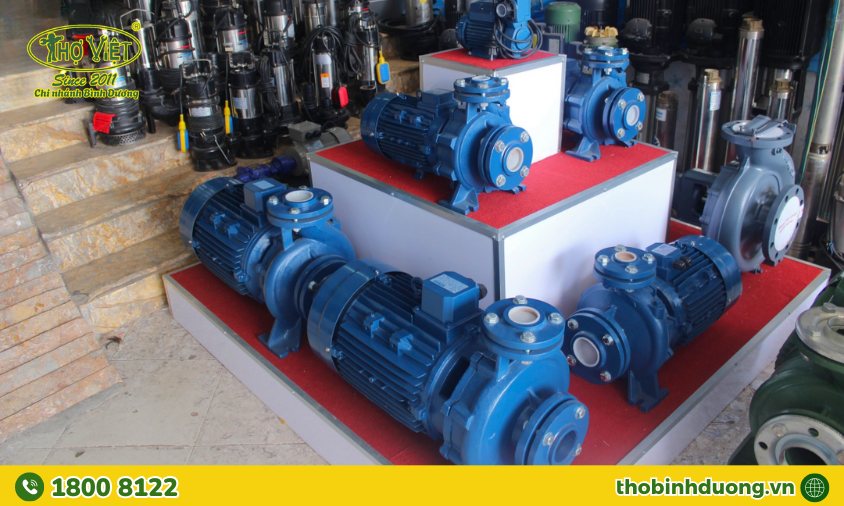 Dịch vụ cho thuê máy bơm hút cạn tại Dĩ An, Bình Dương