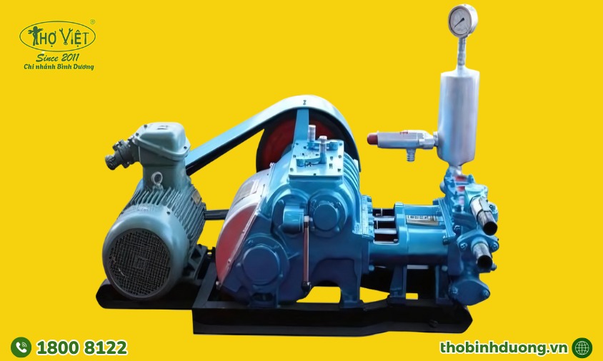 Cho thuê máy bơm piston, máy bơm ly tâm Thuận An