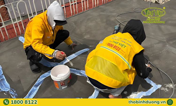 Báo giá dịch vụ chống thấm sân thượng Bình Dương