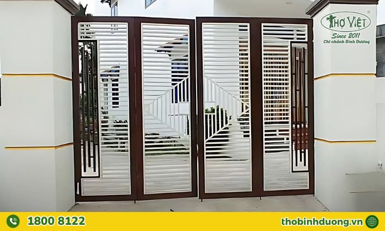 Sửa cửa sắt, cổng sắt tại Bình Dương