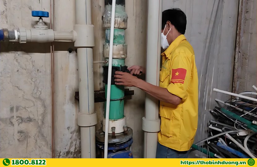 Dịch vụ lắp máy bơm Thợ Bình Dương giá tốt