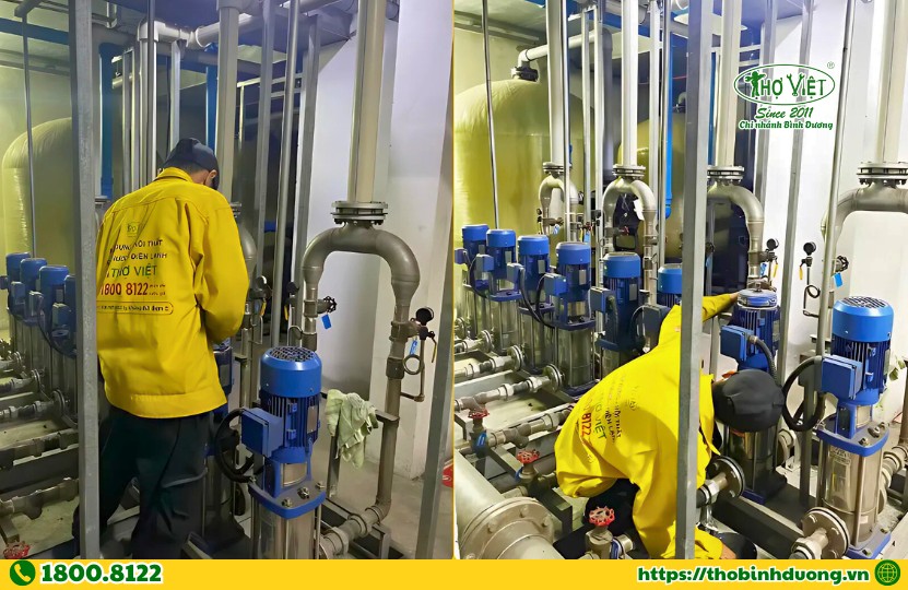 Bảng giá lắp máy bơm Bình Dương chuyên nghiệp