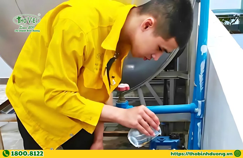 Quy trình thực hiện lắp máy bơm nước Bình Dương