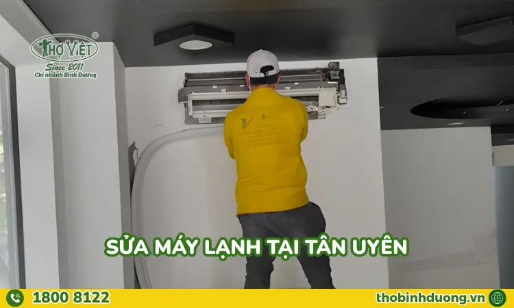 sửa máy lạnh tại Tân Uyên