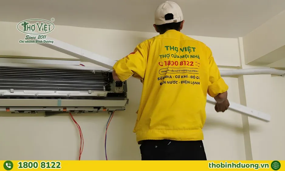 Quy trình 5 bước sửa máy lạnh Thợ Bình Dương