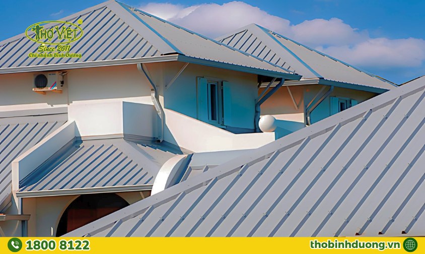 Dịch vụ thay mái tôn Bến Cát tại Thợ Bình Dương chuyên nghiệp