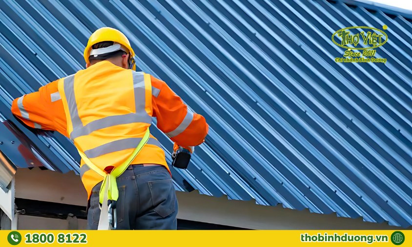 Bảng giá dịch vụ thay mái tôn Bến Cát cập nhật mới