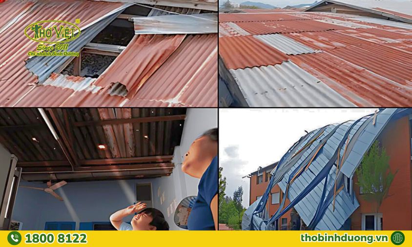 Các dấu hiệu nhận biết mái tôn cần được thay mới