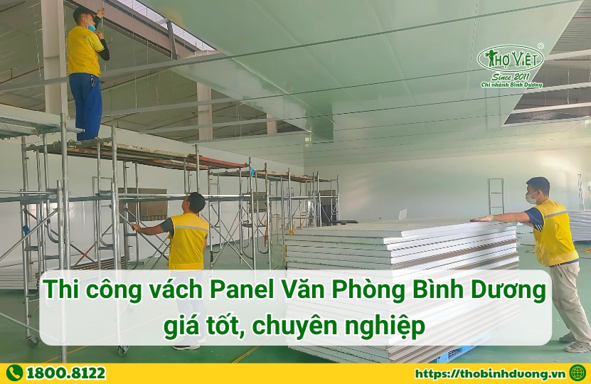 Báo giá thi công vách Panel Văn Phòng Bình Dương