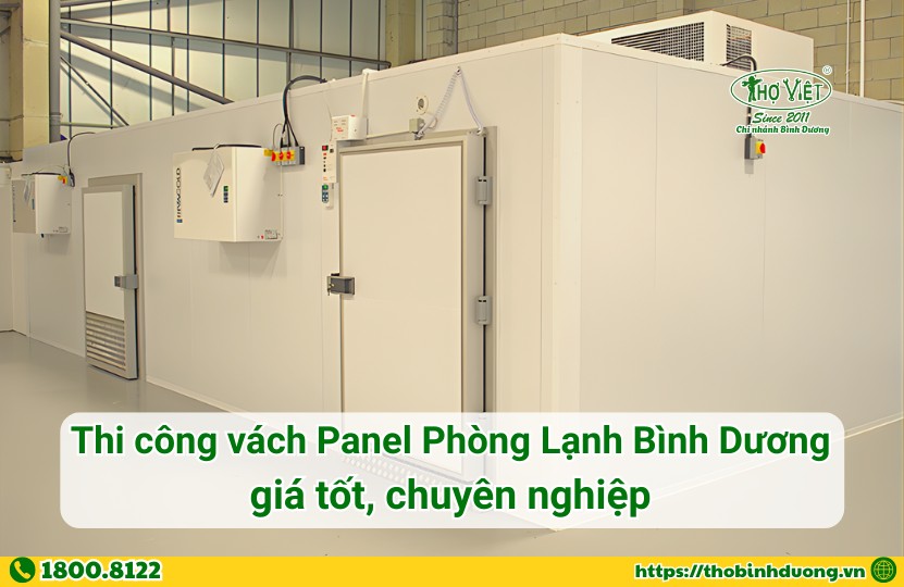 Báo giá dịch vụ thi công vách panel kho lạnh Bình Dương
