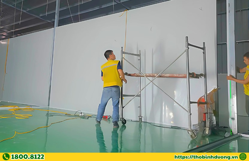Ưu điểm dịch vụ thi công vách Panel Thợ Bình Dương