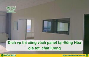 Báo giá dịch vụ thi công vách panel tại Đông Hòa