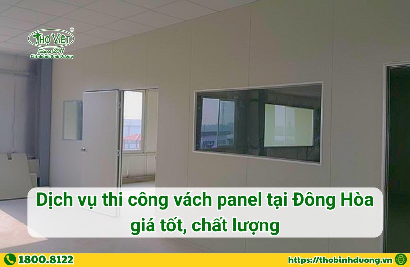 Báo giá dịch vụ thi công vách panel tại Đông Hòa