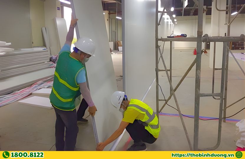 Quy trình thi công vách Panel tại Lái Thiêu