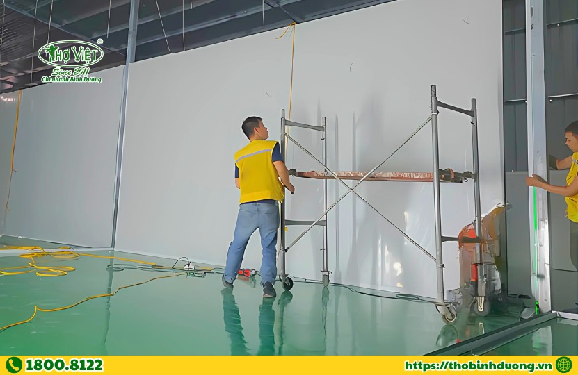 Hạng mục thi công vách Panel Tân Đông Hiệp