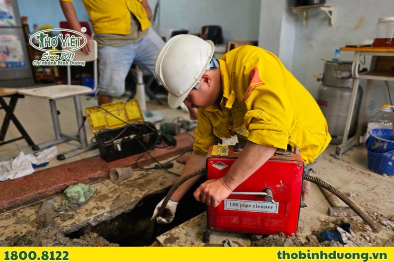 Bảng giá thông cống nghẹt Dĩ An (cập nhật mới)